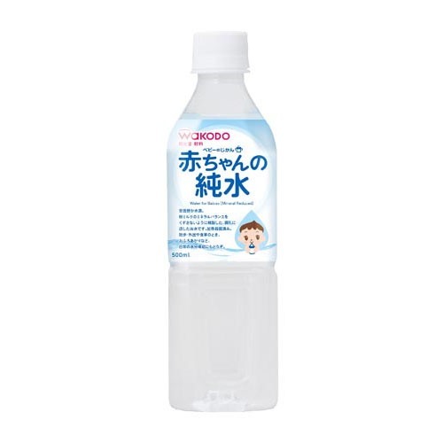 赤ちゃんの純水 【送料無料】アサヒグループ食品株式会社和光堂 ベビーのじかん 赤ちゃんの純水(0ヶ月頃&#12316;) 500ml×24【RCP】