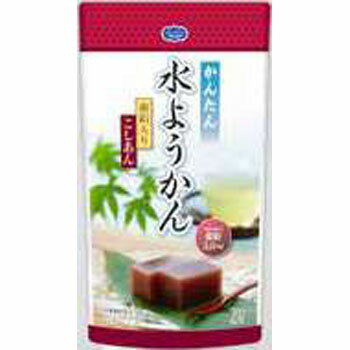 【BLACK FRIDAY 11/20 20:00〜3%OFFクーポン!】【送料無料】ヘルシーフード株式会社かんたん水ようかん亜鉛入 こしあん(パッケージが異な...