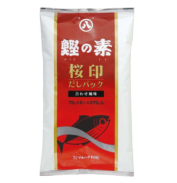 ■製品特徴良質のさば節・いわし節・かつお節などの節類を粒状にしたものに、うま味の強いかつお・まぐろエキスをコーティングした、だしパックです。■内容量75g×5■原材料さば節(国内製造)、いわし節、かつお節、かつお・まぐろエキス、むろ節、そうだがつお節、酵母エキス■栄養成分表示100g当たり：エネルギー 401kcal、たんぱく質 75.9g、脂質10.5g、炭水化物 0.6g、食塩相当量 3.8g■使用方法沸騰した規定量のお湯の中にだしパック1袋を入れ、所定時間煮出したあと、取り出します。75gの場合　お湯：9～12L　煮出し時間：8～10分■賞味期限製造日より12ヵ月（開封前）■注意事項直射日光・高温多湿を避け、常温で保存してください。開封後は密封して保存し、お早めにご使用ください。■アレルギーさば【お問い合わせ先】こちらの商品につきましての質問や相談は、当店(ドラッグピュア）または下記へお願いします。株式会社マルハチ村松〒421-0218 静岡県焼津市下江留1001-1電話：054-622-7200広告文責：株式会社ドラッグピュア作成：202110AY神戸市北区鈴蘭台北町1丁目1-11-103TEL:0120-093-849製造販売：株式会社マルハチ村松区分：食品・日本製文責：登録販売者 松田誠司■ 関連商品だし関連商品株式会社マルハチ村松お取り扱い商品