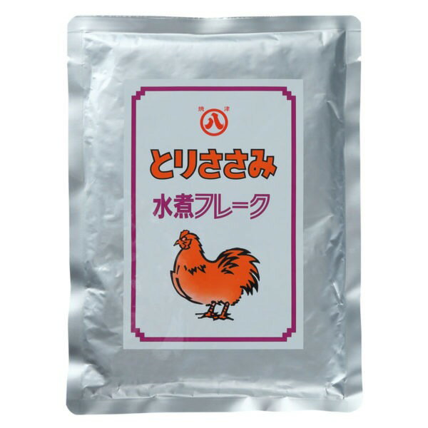 ■製品特徴とりささみをやわらかく煮込みフレーク状にし、砂糖と食塩でうす味に仕上げました。下処理やほぐす手間がかかりません。レトルトパウチ食品。■内容量500g■原材料ボイル鶏ささみ肉（鶏肉（中国産））、砂糖、食塩、たん白加水分解物、寒天、香辛料 ／ 調味料（アミノ酸等）■栄養成分表示100g当たり：エネルギー 105kcal、たんぱく質 23.6g、脂質 0.7g、炭水化物 1.1g、食塩相当量 0.6g（この表示値は、目安です。）■使用方法開封し、そのままご使用ください。■賞味期限製造日より24ヵ月（開封前）■注意事項直射日光を避け、常温で保存してください。開封後はお早めにご使用ください。開封時、切り口で手指を切らないようご注意ください。■アレルギー鶏肉【お問い合わせ先】こちらの商品につきましての質問や相談は、当店(ドラッグピュア）または下記へお願いします。株式会社マルハチ村松〒421-0218 静岡県焼津市下江留1001-1電話：054-622-7200広告文責：株式会社ドラッグピュア作成：202110AY神戸市北区鈴蘭台北町1丁目1-11-103TEL:0120-093-849製造販売：株式会社マルハチ村松区分：食品・日本製文責：登録販売者 松田誠司■ 関連商品鶏肉関連商品水煮関連商品株式会社マルハチ村松お取り扱い商品