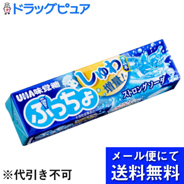 【本日楽天ポイント5倍相当】【メール便で送料無料 ※定形外発送の場合あり】味覚糖株式会社ぷっちょスティック　ストロングソーダ 10粒×10個セット(メール便のお届けは発送から10日前後が目安です)【RCP】