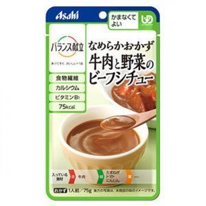 アサヒグループ食品株式会社なめらかおかず牛肉と野菜のビーフシチュー 75g【ドラッグピュア楽天市場店】【RCP】【CPT】