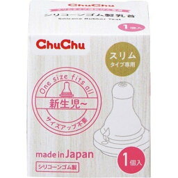 【本日楽天ポイント5倍相当】ジェクス株式会社チュチュスリムタイプシリコーンゴム製乳首 1個【ドラッグピュア楽天市場店】【RCP】