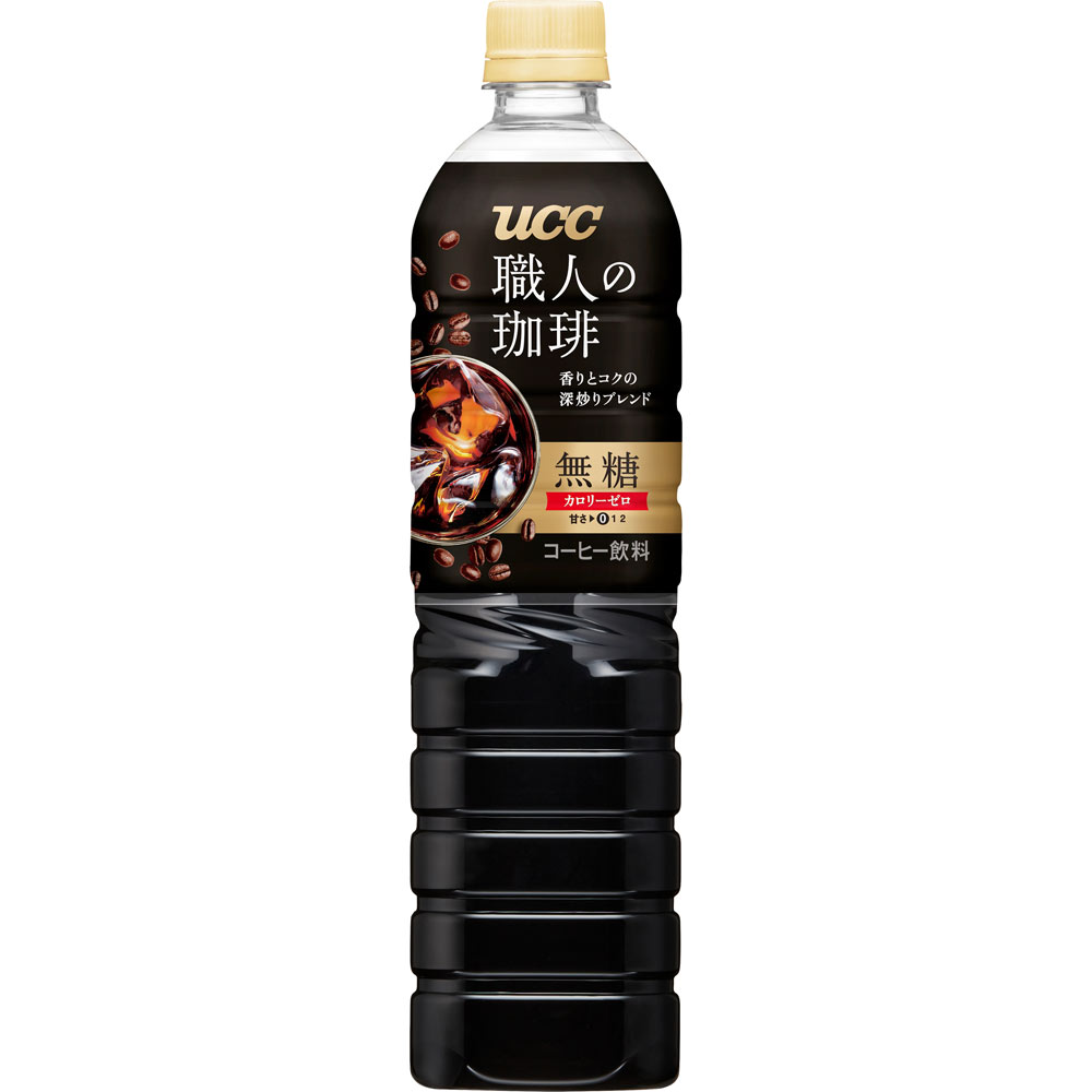 UCC上島珈琲株式会社　職人の珈琲 無糖 PET　900ml×12本セット＜コーヒー飲料＞