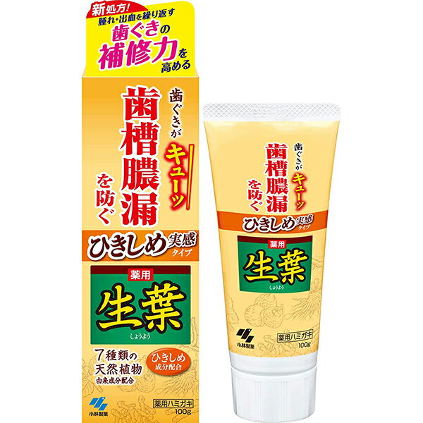 【本日楽天ポイント5倍相当】【送料無料】小林製薬株式会社ひきしめ生葉　100g【医薬部外品】【ドラッグピュア楽天市場店】【△】【CPT】