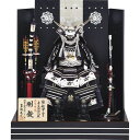 【メーカ直送】吉 徳黒絲縅 鎧7号床飾り 剛毅(シルバー)<ギフト><端午の節句><五月人形>【ドラッグピュア楽天市場店】【RCP】