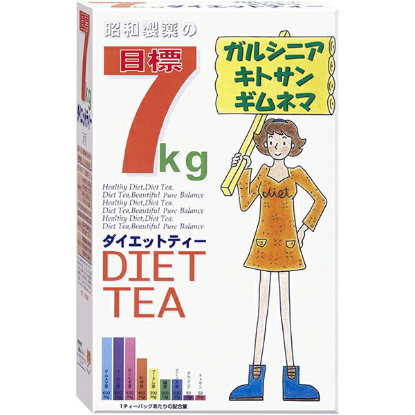 【本日楽天ポイント5倍相当】昭和製薬株式会社　目標7kgダイエットティー 　3g×30袋ティーバック＜ガルニシア・ギムネマ・キトサン＞【RCP】【北海道・沖縄は別途送料必要】