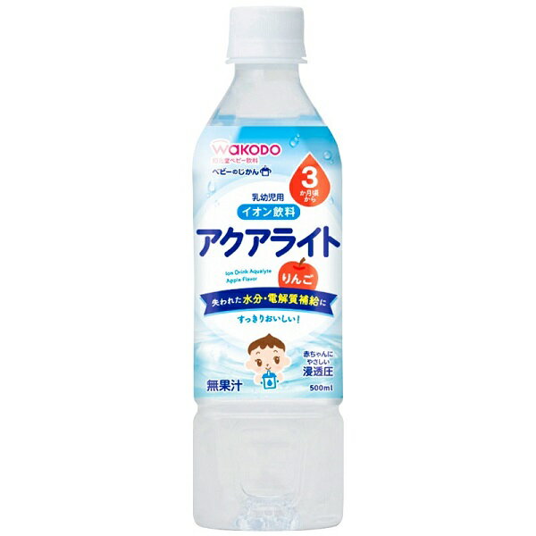 アサヒグループ食品株式会社ベビーのじかん アクアライト りんご 500ml【ドラッグピュア楽天市場店】【RCP】