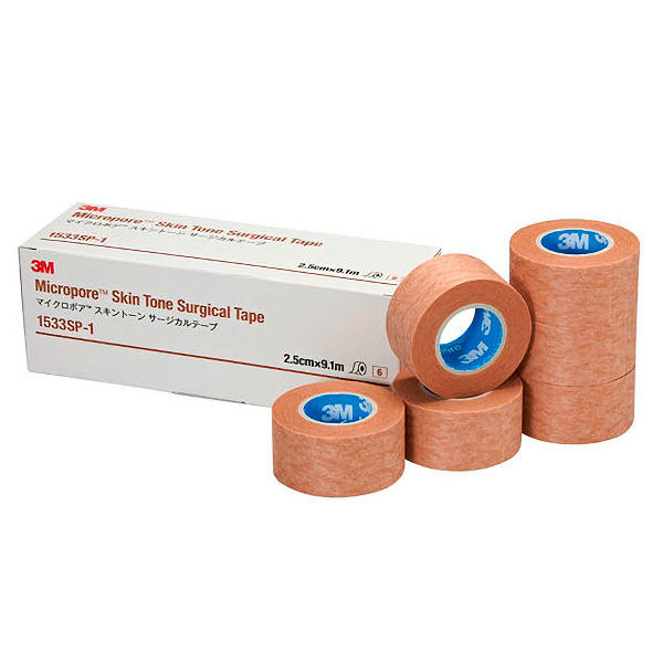 スリーエム ジャパン株式会社マイクロポア　スキントーン　サージカルテープ　スモール・パック　幅12.5mm×長さ9.1m(型番：1533SP-0） 12巻入【ドラッグピュア楽天市場店】【RCP】