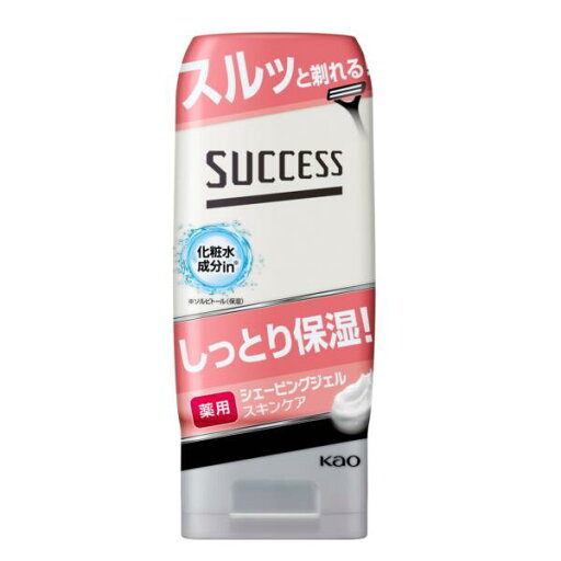 【本日楽天ポイント5倍相当】【送料無料】花王株式会社 サクセス 薬用シェービングジェル スキンケアタイプ 180g(医薬部外品)<ノンメントールで、スースーしにくい>(この商品は注文後のキャンセルができません)【ドラッグピュア楽天市場店】【△】【CPT】 【本日楽天ポイント5倍相当】【送料無料】花王株式会社 サクセス 薬用シェービングジェル スキンケアタイプ 180g(医薬部外品)<ノンメントールで、スースーしにくい>(この商品は注文後のキャンセルができません)【ドラッグピュア楽天市場店】【△】【CPT】