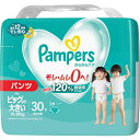 P&G(プロクター・アンド・ギャンブル) パンパースさらさらケア パンツ ビッグより大きい XXLサイズ(15-28kg) スーパージャンボ 30枚入×4個セット<紙おむつ>(この商品は注文後のキャンセルができません)【ドラッグピュア楽天市場店】