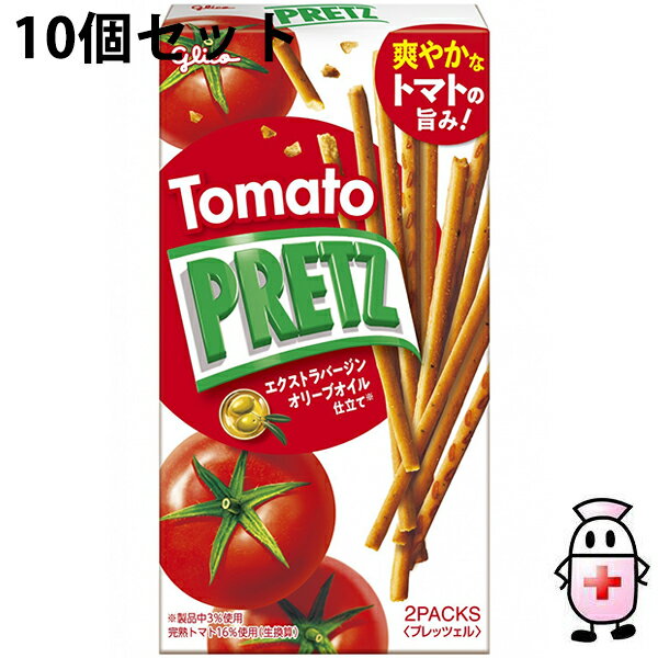 ■製品特徴 爽やかなトマトの旨みを、クリスピーで心地よい食感とともにお楽しみいただけます。 ■原材料に含まれるアレルギー物質（28品目中） 乳成分・小麦・大豆 ■原材料名 小麦粉（国内製造）、植物油脂、ショートニング、砂糖、トマトペースト、でん粉、醸造酢（トマト酢）、イースト、ベジタブルペースト、オニオンシーズニング、食塩、乾燥ほうれんそう、こしょう／加工デンプン、調味料（無機塩等）、香料、乳化剤、酸味料、香辛料抽出物、（一部に乳成分・小麦・大豆を含む） ■名称　プレッツェル ■栄養成分 1袋（26.5g）当たり エネルギー 132kcal たんぱく質 2.3g 脂質 6.1g 炭水化物 17.3g 　-糖質 16.4g 　-食物繊維 0.92g 食塩相当量 0.41g ■保存方法 直射日光、高温、多湿をさけてください。 【お問い合わせ先】 こちらの商品につきましての質問や相談は、当店(ドラッグピュア）または下記へお願いします。 江崎グリコ株式会社 電話： お菓子・アイスクリーム・食品・サプリメント：0120-917-111 牛乳・飲料・デザート：0120-141-369 受付時間 平日9：00-18：30(土日・祝日・夏期休暇・年末年始を除く) 広告文責：株式会社ドラッグピュア 作成：202405SN 神戸市北区鈴蘭台北町1丁目1-11-103 TEL:0120-093-849 製造販売：江崎グリコ株式会社 区分：食品・日本製 ■ 関連商品 江崎グリコ　お取扱い商品 プリッツ