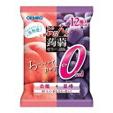 【本日楽天ポイント5倍相当】【送料無料】オリヒロ株式会社 ぷるんと蒟蒻ゼリーパウチ カロリーゼロ 白桃+巨峰 216g(18g×12個)【ドラッグピュア楽天市場店】【RCP】【△】