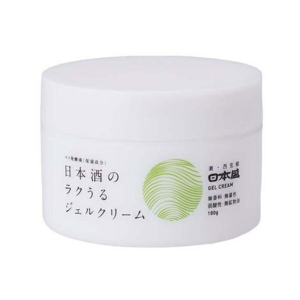 【3％OFFクーポン 9/19 20:00〜9/24 01:59迄】【送料無料】日本盛株式会社 日本酒のラクうるジェルクリーム 180g【ドラッグピュア楽天市場店】【RCP】【△】