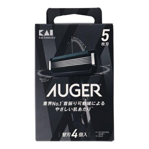 【楽天スーパーSALE 3%OFFクーポン 9/11 01:59迄】【送料無料】貝印株式会社AUGER 替刃 4個入【ドラッグピュア楽天市場店】【RCP】【△】【CPT】 【楽天スーパーSALE 3%OFFクーポン 9/11 01:59迄】【送料無料】貝印株式会社AUGER 替刃 4個入【ドラッグピュア楽天市場店】【RCP】【△】【CPT】