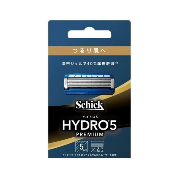 【送料無料】シック・ジャパン株式会社シック ハイドロ5 プレミアム つるり肌へ 替刃スキンガード付 5枚刃 4コ入【ドラッグピュア楽天市場店】【RCP】【△】