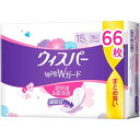 【本日楽天ポイント5倍相当】【送料無料】P&Gジャパン合同会社ウィスパー 1枚2役Wガード 吸水ケア 15cc 大容量パック 66枚【ドラッグピュア楽天市場店】【RCP】【△】
