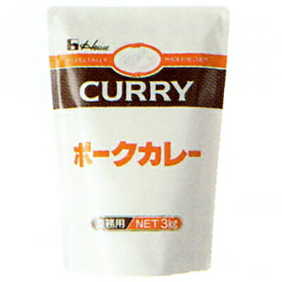 ハウスギャバン株式会社 ポークカレー 3kg×4個セット(発送までに7-10日かかります)(ご注文後のキャンセルは出来ません)【RCP】