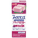 【送料無料】株式会社明治 メイバランスブリックゼリー あずき味 220g×24本入【栄養機能食品(亜鉛)】<栄養食品シリーズ><洋生菓子>【ドラッグピュア楽天市場店】【△】