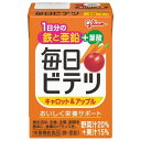【3%OFFクーポン 8/4 20:00〜8/11 01:59迄】【3本セット=約3日分】【送料無料】江崎グリコ株式会社 毎日ビテツ キャロット&アップル 10...