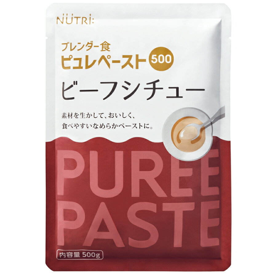 【本日楽天ポイント5倍相当】【6袋】【送料無料】ニュートリー株式会社　ブレンダー食　ピュレペースト　500g×6袋入【ドラッグピュア楽天市場店】【△】
