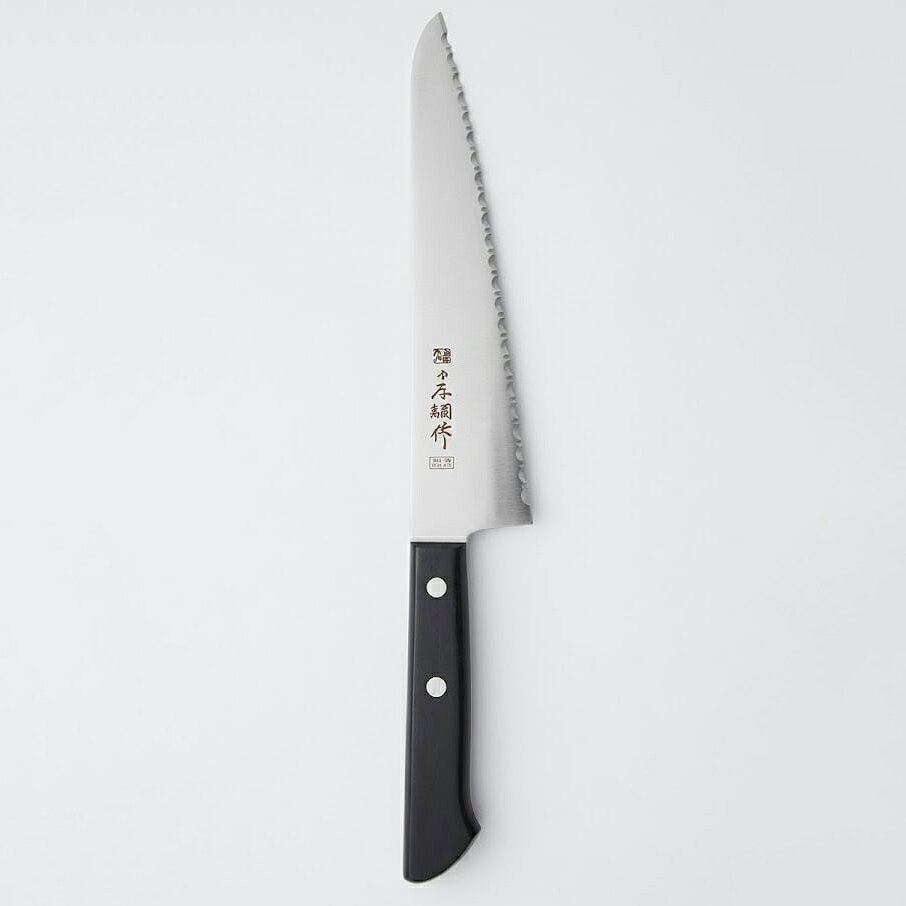 【代引き不可・送料無料】仁村金物店　冷凍食品切包丁 (ステンレス、200mm刃)　1本＜金物の産地兵庫県小野市からお届けします＞【直】