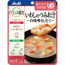 【バランス献立 いわしと野菜の生姜煮の商品詳細】 ・ご家庭では調理がしづらい、いわしを使用したメニューです。 いわしとにんじんや大根、青ねぎなどを、生姜をきかせた甘辛いたれで煮ました。いわしのうまみと爽やかな生姜の風味が楽しめます。食物繊維・ビタミンB1を配合しています。 ・かむ力や飲み込む力が低下した方でもおいしくお召し上がりいただける「舌でつぶせる」タイプです。 原材料名 魚だんご（いわし、パン粉、小麦粉、たまねぎ、植物油脂、食塩）、野菜（にんじん、だいこん、青ねぎ）、発酵調味料、しょうゆ（大豆を含む）、イヌリン（食物繊維）、しょうがペースト、砂糖、白だし（さばを含む）／増粘剤（キサンタン）、調味料（アミノ酸等）、V.B1 1袋（100g）当たりの栄養成分 エネルギー48kcal たんぱく質1.3g 脂質0.90g 炭水化物10.4g 　糖質6.9g 　食物繊維3.5g 食塩相当量0.90g ビタミンB10.50mg 広告文責：株式会社ドラッグピュア 作成：201911KOY 神戸市北区鈴蘭台北町1丁目1-11-103 TEL：0120-093-849 製造・販売者：アサヒグループ食品 150-0022 東京都渋谷区恵比寿南2-4-1 お問い合わせ：0120-88-9283 ） 原産国：日本 商品区分：食品