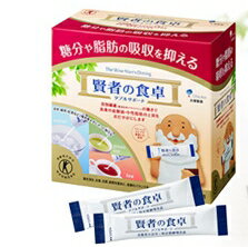 『賢者の食卓 ダブルサポート 6g×30包×2箱セット』特定保健用食品商品コード：4987035541219-2br>（旧製品：4987035240112）糖分や脂肪の吸収を抑え、食後の血糖値や中性脂肪の上昇をおだやかにする特定保健用食品です。お水、緑茶、紅茶など味を変えずにさっと溶けるので、食事のシーンを選びません。スティックタイプで携帯にも便利です。本製品の食物繊維(難消化性デキストリン)はとうもろこしが原料です。特定保健用食品(トクホ)。食生活は、主食、主菜、副菜を基本に、食事のバランスを。◆許可表示本製品は食物繊維(難消化性デキストリン)の働きで、糖分や脂肪の吸収を抑えることにより、食後の血糖値や血中中性脂肪の上昇をおだやかにします。食後の血糖値が気になる方や脂肪の多い食事を摂りがちな方の食生活の改善に役立ちます。 ◆1日の摂取目安量食事とともに1包を、1日3回を目安に、お飲み物に溶かしてお召し上がりください。 ◆摂取上の注意多量に摂取することにより、疾病が治癒するものではありません。治療中の方は、医師などの専門家にご相談の上お召し上がりください。体質・体調・飲みすぎによりおなかがゆるくなることがあります。 ◆栄養成分1包(6g)当たりの栄養成分●エネルギー:7kcal ●たんぱく質:0g ●脂質:0g ●糖質:0.1〜0.8g ●食物繊維:5g ●ナトリウム:0mg ●関与成分/難消化性デキストリン:5g(食物繊維として)◆保存方法直射日光、高温多湿をさけてください。 【お問い合わせ先】当店（ドラッグピュア）または下記へお願い申し上げます。大塚製薬株式会社お客さま相談室TEL:0120-550708広告文責：株式会社ドラッグピュア作成：201308KY神戸市北区鈴蘭台北町1丁目1-11-103TEL:0120-093-849販売：大塚製薬株式会社区分：特定保健用食品■ 関連商品大塚製薬株式会社　取り扱い商品血糖値に関する商品食物繊維　関連商品