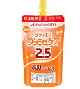 コンデンス型流動食『メディエフプッシュケア 2.5 120g×48個セット』※画像はイメージとなりますので、実際の商品とは異なる場合がございます★業界最高濃度 3.0kcal/mL（2.5kcal/g）を実現しました。1日あたり360g（900kcal）を標準的な摂取量とし、「日本人の食事摂取基準（2010年版）」に準拠した組成です。食塩相当量は、1日あたり（900kcal）4.6gを配合しています。グルタミン酸ナトリウム（MSG）を配合しています。高齢者に不足しがちな栄養素（β-カロテン、ナトリウム、亜鉛、ビタミンB群）を高配合しています。エネルギー効率の良い中鎖脂肪酸トリグリセライド（MCT）を配合しています。乳果オリゴ糖を100kcalあたり0.1g配合しています。専用アダプターが1個につき1つ付属していますので衛生的です。手の平におさまるコンパクトなサイズです。柔らかく、扱いやすいスタンディングパウチなので、介護される方の手への負担をやわらげます。少ない量なので、短時間で簡便に栄養が摂取できます。★こんな方、こんな時にお使いください。少ない量で効率的に必要な栄養素を摂取したい方リハビリ時間の確保など、短時間で栄養を摂りたい方★水分補給についてコンデンス型流動食は、小容量で栄養補給ができますが、そのままでは水分が不足します。必要な水分量を計算して、水分を補給してください。◆使い方1・必要なものを準備する○ 「メディエフプッシュケア」 2.5　○ 付属のアダプター　○ 接続チューブ　○ ティッシュペーパー2・流動食の準備○ 開封する前に5回ほど振ってください。○ PEGキットへの接続は、付属のアダプターをご利用ください。○ アダプターは真っ直ぐさして、止まるまでしっかりとねじ込んでください。3・PEGキットに差し込む○ 医師の指示に従って、PEGのタイプに合わせてご使用ください。4・補給する○ まずは姿勢をチェックして、必ず上半身を起こしてください。○ アダプターが「メディエフプッシュケア」 2.5に正しくセットされていることを確認してください○ アダプターと接続チューブをしっかり接続し、チューブ内を流動食で満たします。○ 片手は接続部にそえて、もう片方の手で流動食を絞り出すように補給します。○ 補給後は30〜60分間座位を保ってください。○ 補給の際、強い力が必要な時は無理に補給せず、チューブに詰まりなどがないか確認してください。◆原材料デキストリン、乳たんぱく質、粉末大豆たん白、食用植物油、水溶性食物繊維、中鎖脂肪酸トリグリセライド、EPA含有精製魚油、オリゴ糖、酵母、食塩、V.K2含有食用油脂、酸味料、グルコン酸Na、乳化剤、クエン酸Na、塩化K、グルタミン酸Na、硫酸Mg、リン酸K、塩化Ca、酸化防止剤（イソアスコルビン酸Na）、香料、塩化Mg、V.C、甘味料（アスパルテーム・L-フェニルアラニン化合物、アセスルファムK）、クエン酸鉄Na、パントテン酸Ca、ナイアシン、V.E、V.B1、V.B2、V.B6、β-カロテン、V.A、葉酸、V.D、V.B12◆アレルギー乳、大豆本品には乳と大豆由来の原材料が含まれています。これらに対してアレルギーを示す方は使用しないでください。◆賞味期間：製造日より6ヵ月（常温保存）◆ご使用上の注意○ 本品は食品です。静脈内等には絶対に投与しないでください。○ 医師、栄養士の指導のもとにご使用ください。○ 使用中に異常が見られた場合は速やかに使用を中止し、医師、栄養士などにご相談ください。○ 他の食品、医薬品は混ぜないでご使用ください。○ 容器に漏れ、膨張、破損のみられるものは使用しないでください。○ 部分的に褐色になることや、水分が分離することがありますが、品質には問題ありません。○ 開封前に振ってご使用ください。○ 開封後は速やかにご使用ください。○ 性状に変化が見られる場合がありますので、凍結するような場所や直射日光、高温の場所は避け、常温で保管してください。★たんぱく質 ○ 100kcalあたり4.7g配合しています。○ グルタミン酸ナトリウムを配合しています。○ ノンプロテインカロリー/N：108○ 必須アミノ酸/非必須アミノ酸：0.78○ フィッシャー比：2.9○ アミノ酸スコア：100 ★脂質 ○ 100kcalあたり2.8g配合しています。○ 中鎖脂肪酸トリグリセライド（MCT）を約20%配合しています。★炭水化物（糖質・食物繊維）○ 糖質として100kcalあたり12.8g配合しています。○ オリゴ糖を配合しています。○ ガラクトマンナンおよび難消化性デキストリンを配合し、100kcalあたり1.2gの食物繊維を摂取できます。○ 乳糖は配合していません。★ビタミン・ミネラル○ 「日本人の食事摂取基準（2010年版）」を参考に、70歳以上の食事摂取基準に準拠した配合量に設定しています（900kcal摂取時）。○ ナトリウムは900kcal給与時に食塩相当量として4.6g配合しています。○ 高齢者に配慮し、カリウム、リンを食事摂取基準よりも低めに設定しています。○ 高齢者の栄養管理に重要な亜鉛を高配合しています。○ 高齢者に不足しがちな栄養素（β-カロテン、ビタミンB群、ビタミンC）を高配合しています 【お問い合わせ先】広告文責：株式会社ドラッグピュア作成：201406KY神戸市北区鈴蘭台北町1丁目1-11-103TEL:0120-093-849販売元：ネスレ日本株式会社区分：食品・介護食 ■ 関連商品 メディエフシリーズ 関連商品流動食 関連商品