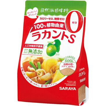 【お買い物マラソン開催中！本日楽天ポイント5倍相当】サラヤ　カロリー0の自然派甘味料ラカントS　顆粒600g×12個（1ケース）（特別用途食品）甘味料【ドラッグピュア楽天市場店】【RCP】