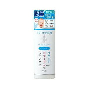 【商品詳細】・乾燥肌をうるおいで満たす、しっとりタイプの保水、弾力化粧水です。・トリプルセラミド(セラミド1.3.6)とナノコラーゲンを贅沢に配合し、素肌にあふれるようなうるおいとハリを与えます。・ややとろみのある化粧水が素早くなじみ、しっとりとしたみずみずしい肌に整えます。・普通肌〜乾燥肌の方におすすめです。・無香料、無着色、アルコールフリー、弱酸性【使用方法】・洗顔後、適量(500円硬貨大)を手のひらまたはコットンにとり、お肌にやさしくなじませてください。【成分】水、グリセリン、BG、DPG、メチルグルセス-10、セラミド1、セラミド3、セラミド6II、加水分解コラーゲン、ヒアルロン酸Na、コレステロール、フィトスフィンゴシン、PEG-40水添ヒマシ油、ラウロイル乳酸Na、カルボマー、キサンタンガム、ヒドロキシエチルセルロース、水酸化Na、メチルパラベン、エチルパラベン、プロピルパラベン【注意事項】・傷、はれもの、湿疹等お肌に異常があるときは、お使いにならないでください。・目に入らないようにご注意ください。誤って目に入ったときは、こすらずにすぐに洗い流してください。・使用中、赤み、はれ、刺激等が現れたときは、使用を中止し、皮膚科専門医等にご相談ください。そのまま化粧品類の使用を続けますと、症状が悪化することがあります。・極端に高温又は低温の場所、直射日光のあたる場所を避け、乳幼児の手の届かないところに置いてください。広告文責：株式会社ドラッグピュア作成：201408ST神戸市北区鈴蘭台北町1丁目1-11-103TEL:0120-093-849製造・販売者：株式会社明色化粧品 TEL：0120-12-4680 区分：化粧品・日本製 ■ 関連商品 フェイスケア用品セラコラ　シリーズ株式会社明色化粧品　お取扱い商品