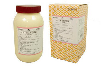 【商品説明】■サンワ桂枝加芍薬湯エキス細粒（けいしかしゃくやくとう）　500g・第2類医薬品・剤型：細粒【適応症】体力中等度以下で、腹部膨満感のあるものの次の諸症：しぶり腹注）、腹痛、下痢、便秘〈適応症に関連する注意〉注）：しぶり腹とは、残便感があり、くり返し腹痛を伴う便意を催すもののことである。【用法・用量】次の1回量を1日3回食前又は食間に服用すること。大人（15才以上）　　　2.0 g7才〜14才　　　　　　 1.3 g4才〜 6才　　　　　　　1.0 g4才未満　　　　　　服用しないこと小児に服用させる場合には，保護者の指導監督のもとに服用させること。【成分】本品1日量 ………… 6g中桂枝加芍薬湯水製エキス …… 2.0gケイヒ………………………… 2.4gショウキョウ…………………… 0.6gタイソウ………………………… 2.4gカンゾウ………………………… 1.2gシャクヤク……………………… 3.6g添加物として乳糖，トウモロコシデンプンを含有する。【使用上の注意】■相談すること1．次の人は服用前に医師、薬剤師又は登録販売者に相談すること(1) 医師の治療を受けている人。(2) 妊婦又は妊娠していると思われる人。(3) 高齢者。(4) 今までに薬などにより発疹・発赤、かゆみなどを起こしたことがある人。(5) 次の症状のある人。　　むくみ(6) 次の診断を受けた人。　　高血圧、心臓病、腎臓病2．服用後、次の症状があらわれた場合は副作用の可能性があるので、直ちに服用を中止し、この文書を持って医師、薬剤師又は登録販売者に相談すること皮 膚 ：発疹・発赤、かゆみまれに下記の重篤な症状が起こることがある。その場合は直ちに医師の診療を受けること。偽アルドステロン症、ミオパチー：手足のだるさ、しびれ、つっぱり感やこわばりに加えて、脱力感、筋肉痛があらわれ、徐々に強くなる。3．1週間位服用しても症状がよくならない場合は服用を中止し、この文書を持って医師、薬剤師又は登録販売者に相談すること4．長期連用する場合には、医師、薬剤師又は登録販売者に相談すること【保管及び取扱い上の注意】(1) 直射日光の当たらない湿気の少ない涼しい所に密栓して保管すること。(2) 小児の手の届かない所に保管すること。(3) 他の容器に入れ替えないこと。（誤用の原因になったり品質が変わる。）■お問い合わせ先こちらの商品につきましての質問や相談につきましては、当店（ドラッグピュア）または下記へお願いします。三和生薬株式会社電話番号 028-661-2411広告文責：株式会社ドラッグピュア作成:201501ST神戸市北区鈴蘭台北町1丁目1-11-103TEL:0120-093-849製造販売元：三和生薬株式会社321-0905 栃木県宇都宮市平出工業団地6−1区分：第2類医薬品文責：登録販売者　松田誠司■ 関連商品漢方薬三和生薬　お取扱商品