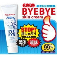 商品説明●STOP！指しゃぶり(弱酸性)●塗るだけ簡単。苦味成分配合●グリセリン(保湿成分)、スクワラン(整肌成分)を配合し、うるおいのある、なめらかなお肌に導くクリームです。●お子様や、お子様とふれあうママ・パパにも使うものだから、食品原料99％以上でつくりました。食品原料は食品由来及び食品添加物の成分です。●おしゃぶりなどで、あれがちな指や手のケアにも・・・●乳離れをはじめた頃のママのバストケアにも・・・●無香料・無着色・無鉱物油※本品は食べ物ではありません。【使用方法】・適量を少しずつ手に取り、手やからだにやさしくなじませてください。【成分】水、BG、スクワラン、グリセリン、トリ(カプリル酸／カプリン酸)グリセリル、ステアリン酸グリセリル、ベヘニルアルコール、オレイン酸エチル、ステアリン酸ポリグリセリル-4、トリ(カプリル酸／カプリン酸／ミリスチン酸／ステアリン酸)グリセリル、ステアリン酸、セタノール、ミリスチン酸ポリセリグリル-10、水添レシチン、(水添ロジン／ジイソステアリン酸)グリセリル、エチルパラベン、プロピルパラベン、エタノール、キサンタンガム、安息香料デナトニウム 【注意事項】・説明文をよく読んでからお使いください。・傷やはれもの・湿疹・かぶれ・ただれ・色素異常などの症状がある部位にはお使いにならないでください。また、使用中や使用後又は日光にあたって、赤み・はれ・かゆみ・しげきなどの異常があらわれた場合は、ご使用をおやめください。また、皮フ専門医師等へご相談されることをおすすめします。続けてお使いになりますと悪化させることがあります。・乳幼児の手の届かないところに保管してください。・極端に高温又は低温の場所、直射日光のあたる場所には保管しないでください。・使用後は必ずしっかりフタをしめてください。・目にはいった時はすぐに水でよく洗い流してください。・誤飲防止成分を配合しています。(おもちゃなどにも使用される成分です。)広告文責：株式会社ドラッグピュア制作：201511YURI 神戸市北区鈴蘭台北町1丁目1-11-103TEL:0120-093-849製造販売：ジェクス株式会社 区分：ベビー用品