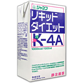 キューピー株式会社ジャネフ　リキッドダイエット K-4A (1L)×12本セット【栄養補給食：流動食関連】【この商品は発送までに1週間前後かかります】【この商品はご注文後のキャンセルが出来ません】