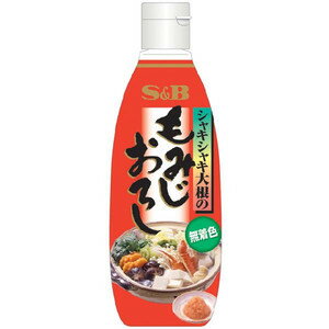 ■製品情報丁寧にすりおろした大根の食感と唐辛子の辛さと風味がマッチした本格的なもみじおろしです。使いやすいチューブタイプです。■内容量270g■原材料大根、馬鈴薯でん粉、赤唐辛子、醸造酢、砂糖、食塩、発酵調味料、酒精、酸化防止剤（ビタミンC）、増粘多糖類、酸味料広告文責及び商品問い合わせ先 広告文責：株式会社ドラッグピュア作成：201011W神戸市北区鈴蘭台北町1丁目1-11-103TEL:0120-093-849製造元：エスビー食品株式会社東京都中央区日本橋兜町18番6号0120-120-671区分：調味料・日本製■ 関連商品■食品・調味料