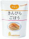 【3%OFFクーポン 5/9 20:00〜5/16 01:59迄】【送料無料】【お任せおまけ付き♪】三島食品株式会社りらく きんぴらごぼう80g × 15×4【...