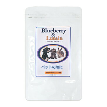 犬の瞳に ブルーベリー＆ルテイン 犬・猫用 90g(300粒) 1袋 サプリメント