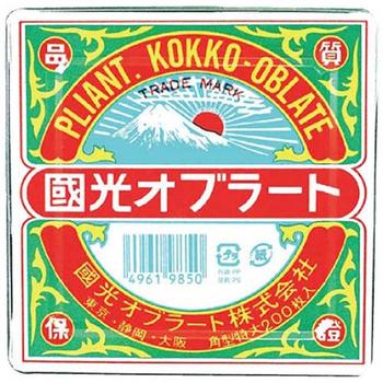国光オブラート 角型特大 200枚入【国光オブラート】【メール便6個まで】