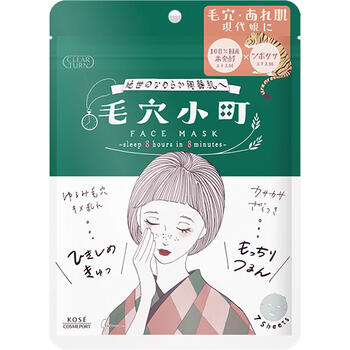 クリアターン 毛穴小町マスク 7枚入【コーセーコスメポート】【納期：1週間程度】【メール便2個まで】