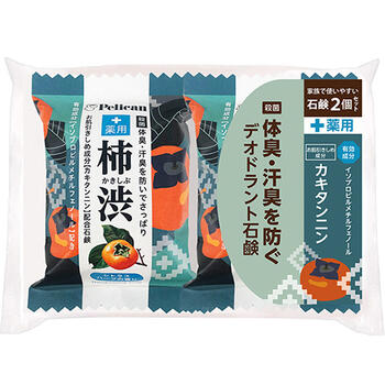 ファミリー石鹸薬用柿渋 80g×2個セ