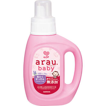 arau.baby アラウベビー 洗たくせっけん 800mL【サラヤ】【納期：1週間程度】