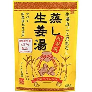 蒸し生姜湯 16g×5袋入【イトク食品】【メール便3個まで】