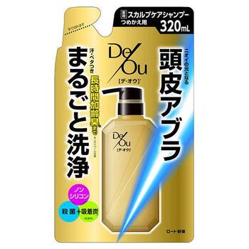 デ・オウ 薬用 シャンプー スカルプケア 加齢臭 つめかえ用 320ml【ロート製薬】