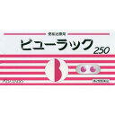 ■ビューラックA【皇漢堂製薬】 食生活の欧米化に伴い，便秘で悩んでいる方が増えています。ビューラックAは結腸粘膜に直接作用する刺激性下剤で，大腸の蠕動（ぜんどう）運動を促進し，おやすみ前に服用することにより，翌朝にはおだやかなお通じが期待できる便秘薬です。 ■内容量　250錠 ■効能・効果 便秘 便秘に伴う次の症状の緩和：頭重，のぼせ，肌あれ，吹出物，食欲不振（食欲減退），腹部膨満，腸内異常醗酵，痔 ■使用上の注意 ●してはいけないこと （守らないと現在の症状が悪化したり，副作用が起こりやすくなります） 1．本剤を服用している間は，次の医薬品を服用しないでください。 　他の瀉下薬（下剤） 2．大量に服用しないでください。 ●相談すること 1．次の人は服用前に医師，薬剤師または登録販売者に相談してください。 　（1）医師の治療を受けている人。 　（2）妊婦または妊娠していると思われる人。 　（3）次の症状のある人。 　　はげしい腹痛，吐き気・嘔吐 2．服用後，次の症状があらわれた場合は副作用の可能性があるので，直ちに服用を中止し，この添付文書を持って医師，薬剤師または登録販売者に相談してください。 ［関係部位：症状］ 消化器：はげしい腹痛，吐き気・嘔吐 3．服用後，次の症状があらわれることがあるので，このような症状の持続または増強が見られた場合には，服用を中止し，医師，薬剤師または登録販売者に相談してください。 　下痢 4．1週間位服用しても症状がよくならない場合は服用を中止し，この添付文書を持って医師，薬剤師または登録販売者に相談してください。 ■成分・分量 3錠中 ビサコジル〔2-(4,4'-ジアセトキシジフェニルメチル)ピリジン〕15mg ●添加物 乳糖水和物，セルロース，クロスポビドン，メタクリル酸コポリマーS，メタクリル酸コポリマーLD，ラウリル硫酸ナトリウム，ポリソルベート80，ヒプロメロース(ヒドロキシプロピルメチルセルロース)，クエン酸トリエチル，タルク，白糖，アラビアゴム，酸化チタン，マクロゴール，ポビドン，カルナウバロウ，ステアリン酸マグネシウム，赤色3号 ■用法・用量 次の1回量を就寝前に水またはお湯でかまずに服用してください。 ただし，初回は最小量を用い，便通の具合や状態をみながら少しずつ増量または減量してください。 ［年齢：1回量：1日服用回数］ 成人（15歳以上）：2〜3錠：1回 11歳以上15歳未満：1〜2錠：1回 11歳未満の小児：服用しないこと ●用法関連注意 （1）定められた用法・用量を厳守してください。 （2）本剤は強い作用の便秘薬ですので服用には十分ご注意ください。 （3）小児に服用させる場合には，保護者の指導監督のもとに服用させてください。 （4）本剤は腸溶錠ですので，錠剤をかんだり，割ったり，つぶしたりせずにそのまま服用してください。 （5）空腹時に服用してください。 （6）制酸剤や牛乳をのんでから1時間以内は服用しないでください。 （7）錠剤の取り出し方 　錠剤の入っているPTPシートの凸部を指先で強く押して裏面のアルミ箔を破り，取り出してお飲みください。（誤ってそのまま飲み込んだりすると食道粘膜に突き刺さる等思わぬ事故につながります。） ■保管及び取扱い上の注意 （1）直射日光の当たらない湿気の少ない涼しい所に保管してください。 （2）小児の手の届かない所に保管してください。 （3）誤用をさけ，品質を保持するために他の容器に入れかえないでください。 ■使用期限 使用期限まで180日以上あるものをお送りします。 ■製造販売元 皇漢堂製薬株式会社 問い合わせ先：お客様相談窓口 電話：フリーダイヤル　0120-023520 受付時間：平日9：00〜17：00（土，日，祝日を除く） ■広告文責 多賀城ファーマシー株式会社 薬剤師：根本一郎 TEL：022-362-1675 ■原産国　日本 ■リスク区分 第2類医薬品 ※パッケージデザイン・内容量等は予告なく変更されることがあります。 ■この商品は医薬品です。用法・用量を守り、正しくご使用下さい。 医薬品販売に関する記載事項（必須記載事項）はこちら