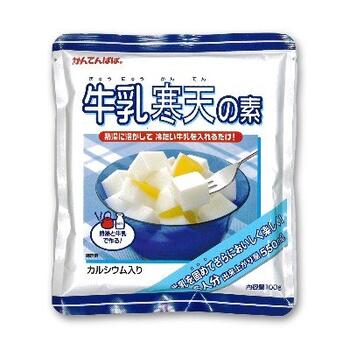 牛乳寒天の素 100g【伊那食品】【メール便6個まで】