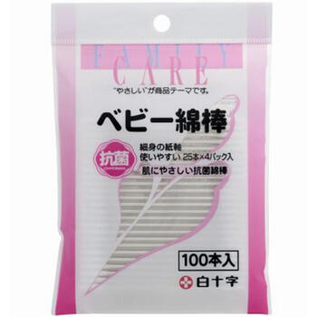 【本日楽天ポイント5倍相当】日進医療器(リーダー)LE赤ちゃん綿棒200本入【RCP】【北海道・沖縄は別途送料必要】