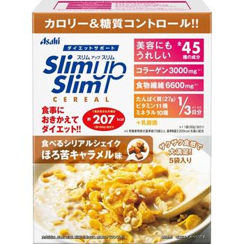 スリムアップスリム 食べるシリアルシェイクほろ苦キャラメル味 300g【アサヒグループ】