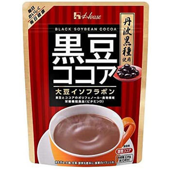 黒豆ココアパウダー 234g【ハウスウェルネスフーズ】【栄養機能食品】