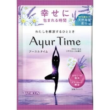 アーユルタイム カモミール＆クラリセージの香り 分包40g【バスクリン】【メール便6個まで】【納期：1週間程度】のサムネイル