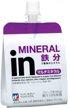 森永製菓 inゼリー マルチミネラル グレープ味(180g)【4902888724701】